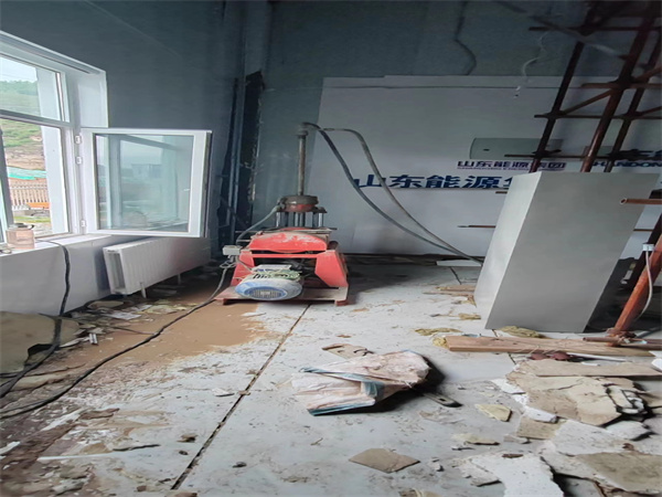 榆树地基基础下沉墙体裂缝加固注浆顶升施工